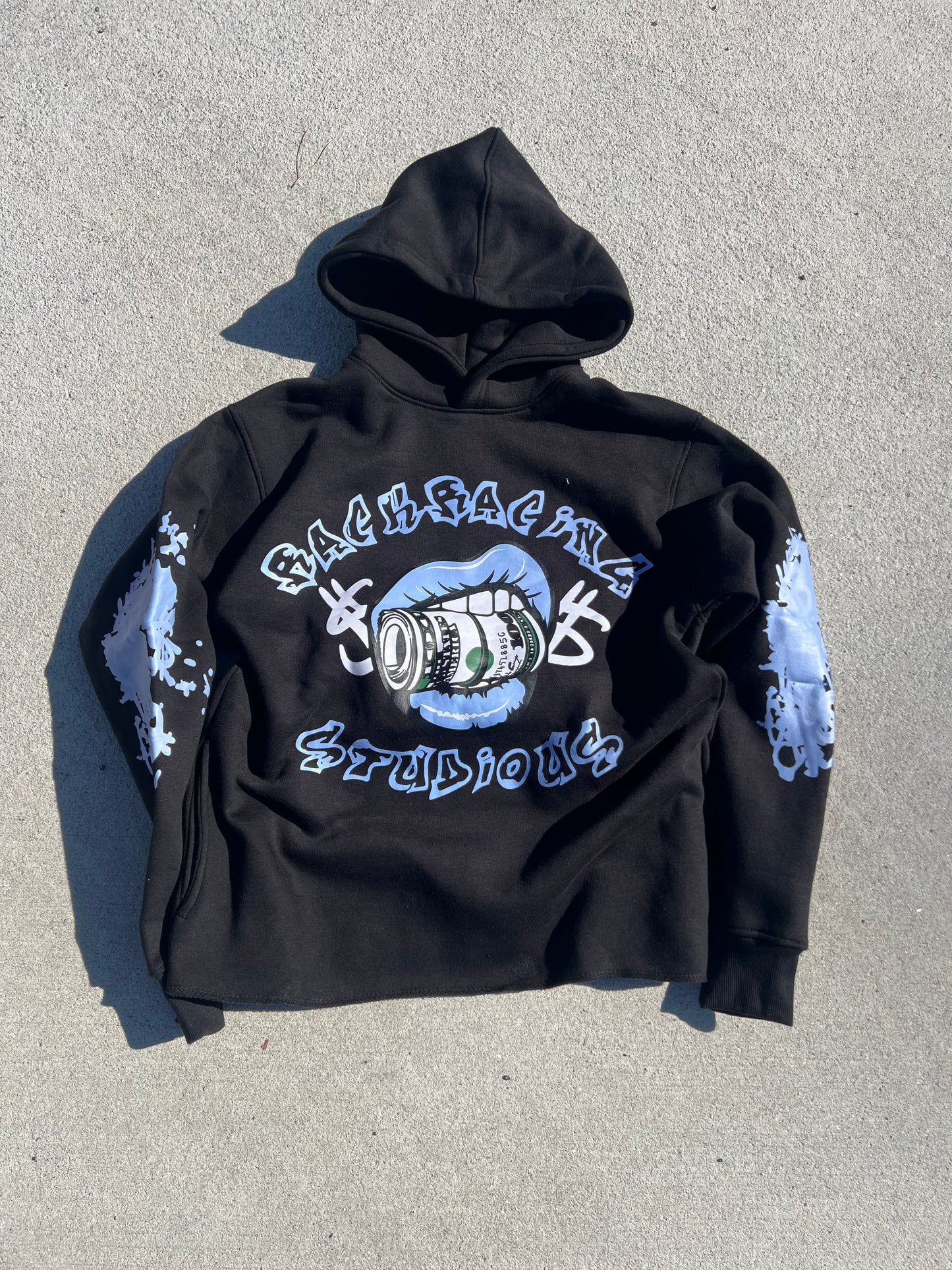 Vol 2 CROPPED HOODIE BABY BLUE